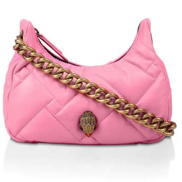 Kurt Geiger Pink Quilted Purse - Picture 3 of 6